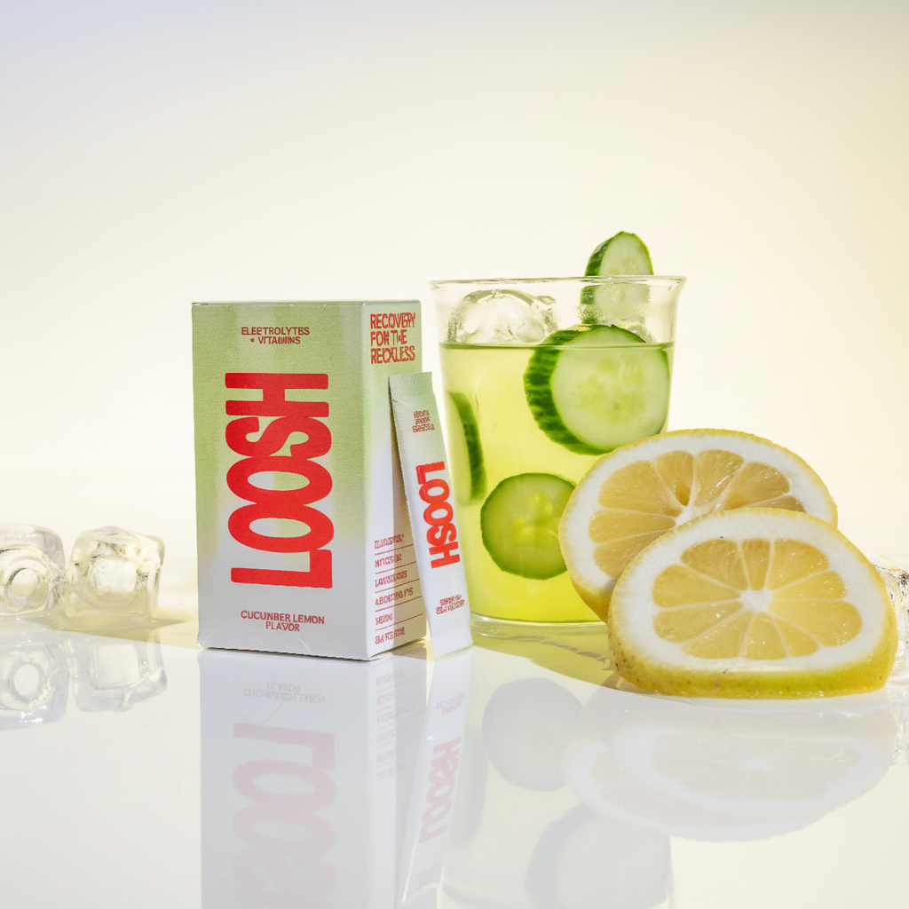 LOOSH Elektrolyte Fresh 10 Pack zuckerfreie Hydration Sticks